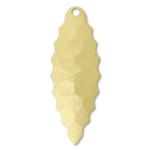 Serrated Blade 3-1 / 2 Hex Polish Brass Lacquered