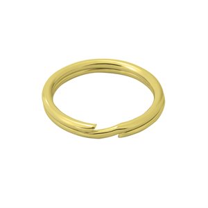Split Ring Fine 1 Polished Brass