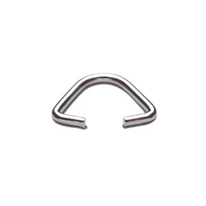 Open Triangle Ring 3 / 8 Nickel