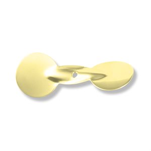 Propeller Blade 2 Polish Brass Lacquered