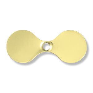 Turboprop Blade 1 Polish Brass Lacquered