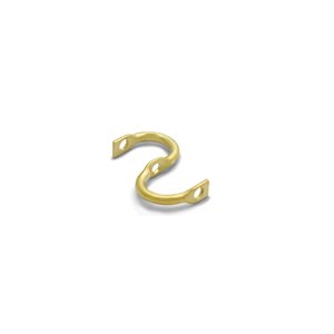"S" Clevis 6 Polished Brass
