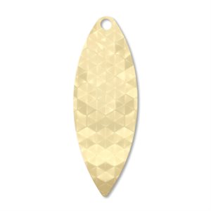 Aspen Willowleaf 4 Hex Pol Brass Lacquered